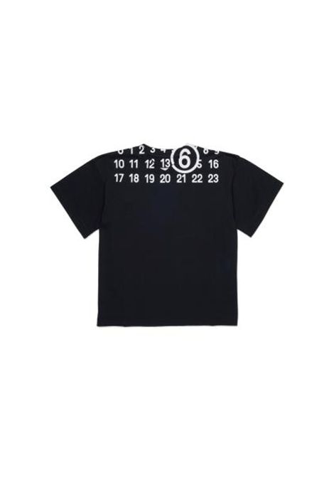 T-shirt con stampa MM6 KIDS MAISON MARGIELA | M60986 MM02YM6900